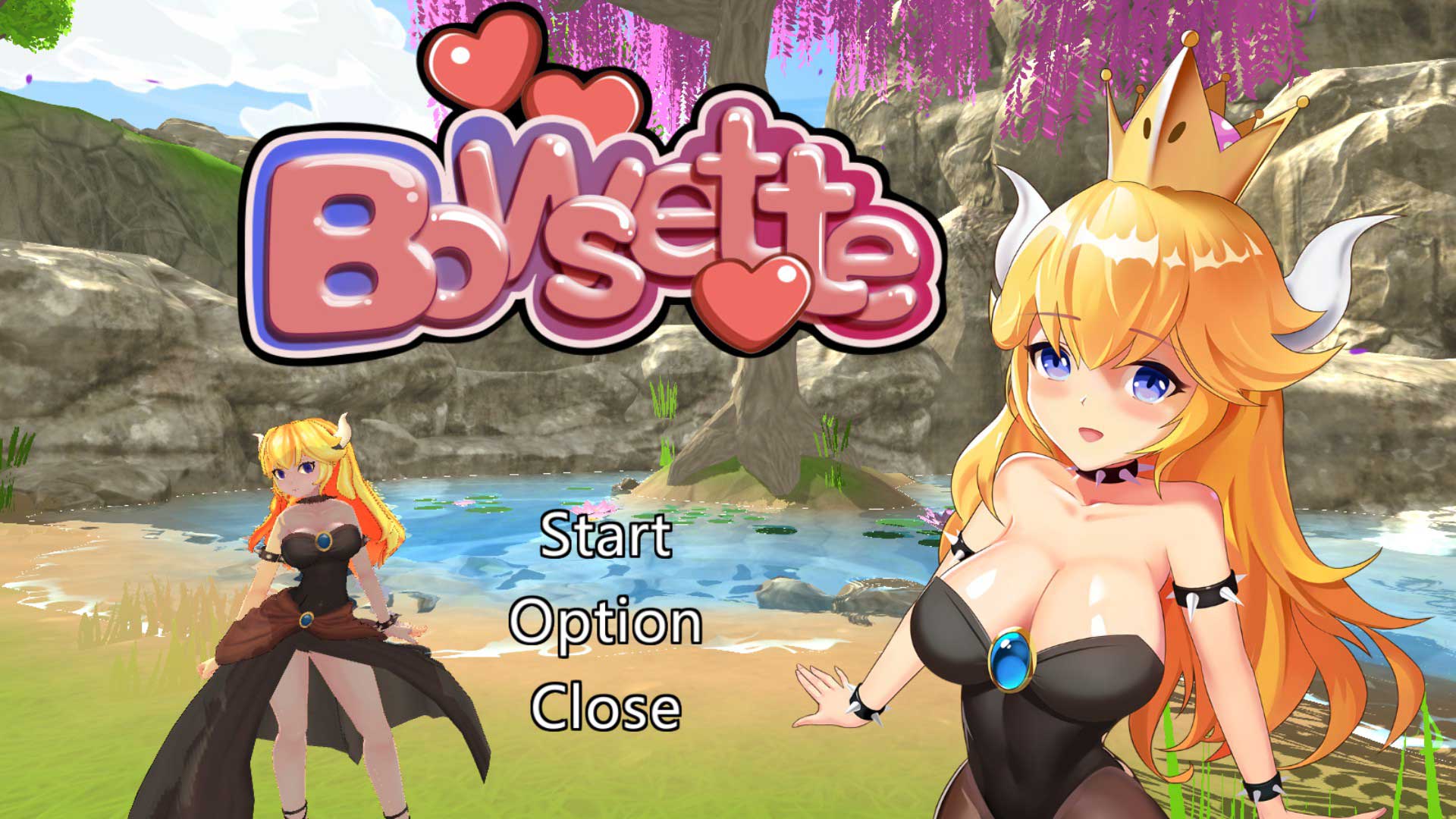Bowsette hentai game
