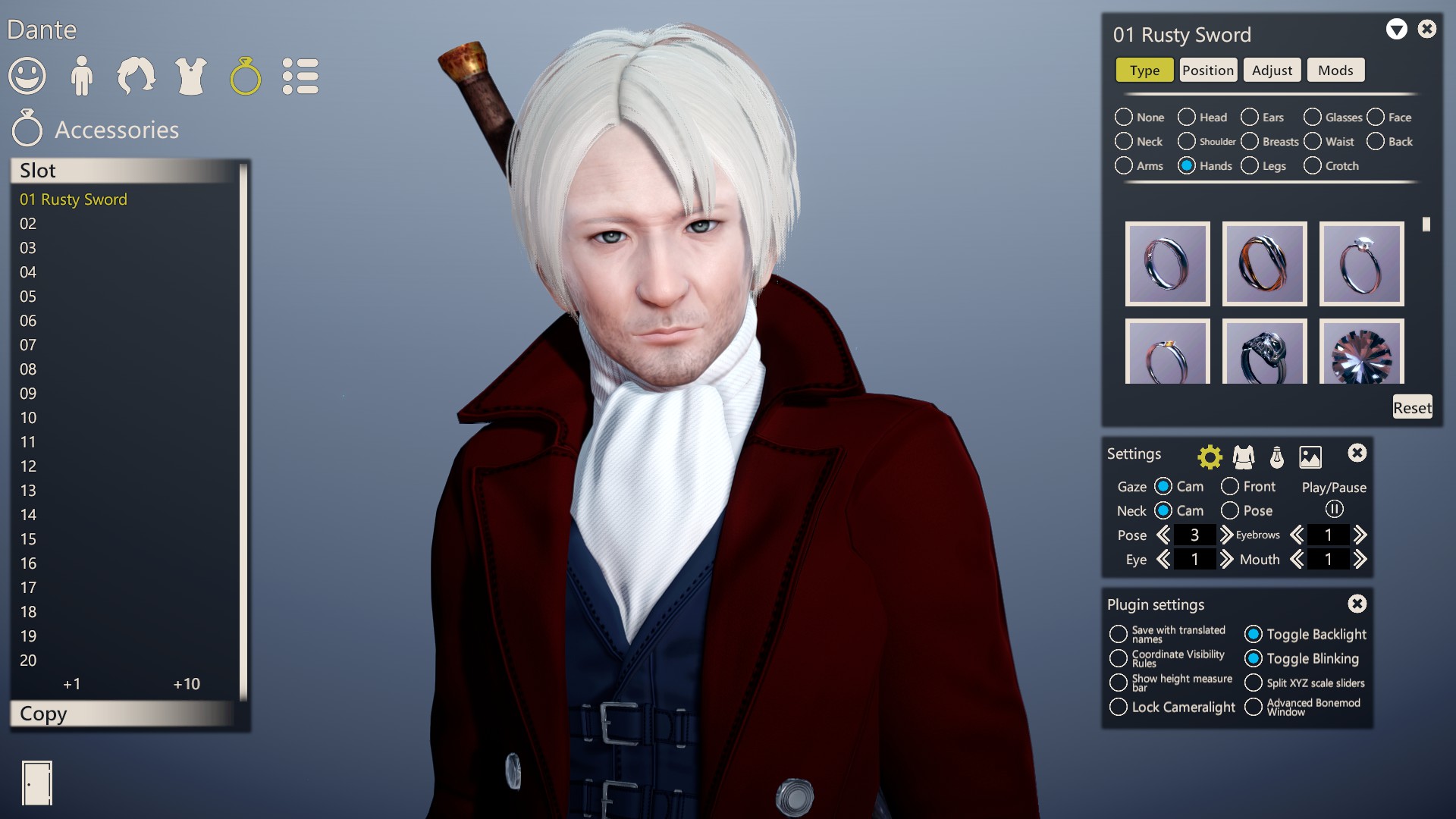 Steam Workshop::DMC1 Dante Player Model